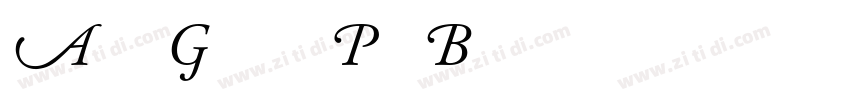 Adobe Garamond Pro B字体转换